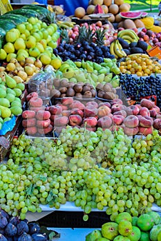 Fruits market in Tangier, Morocco