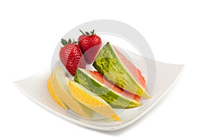 Fruits on a plate