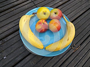 Fruits plate - healthy breakfast 3