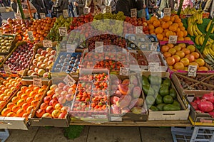 Fruits in Portobello Market in Notting Hill