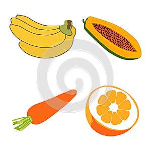 Fruits Realistice Vector Avatar Art.