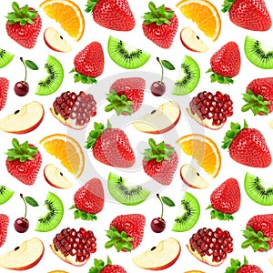 Fruits seamless pattern