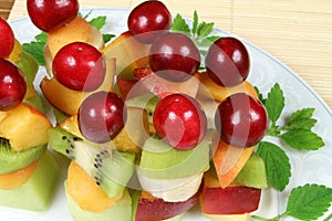 Fruits on sticks