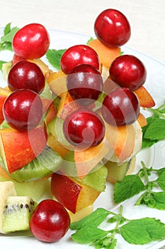Fruits on sticks