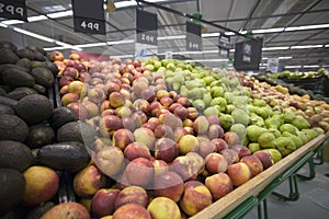 Fruits at a supermarket