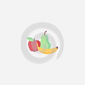 Fruits vector icon sign symbol