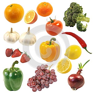 Fruits and vegetables