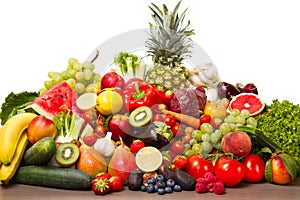 Fruits and vegetables