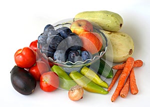 Fruits and vegetables