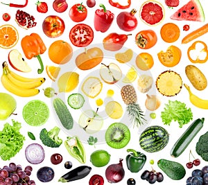 Fruits and vegetables