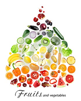 Fruits and vegetables