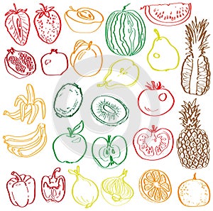 Fruits and vegetables in the context of