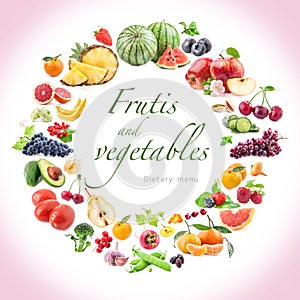 Fruits and vegetables photo