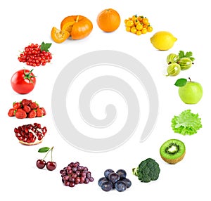 Fruits and vegetables. Food concept. Fresh food
