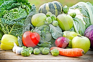 Fruits and vegetables