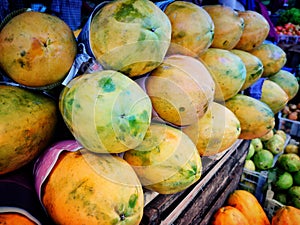 fruits and vegetables in the market