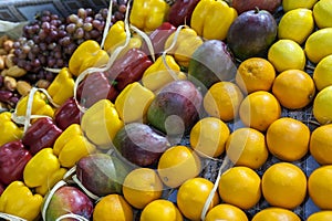 Fruits and vegetables at market