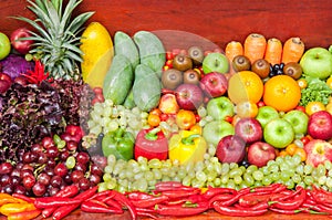 Fruits and Vegetables Still life Art