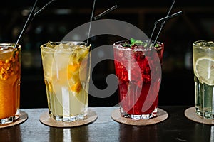 Fruity cocktails