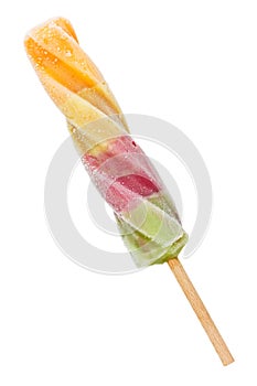 Fruity ice cream pop