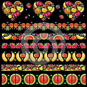 Fruity juicy patterns