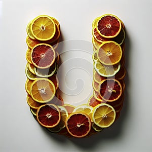 Fruity Letter U