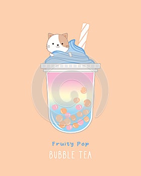 Fruity Pop Bubble Tea