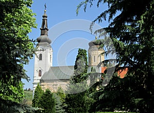 Fruskogorski monastery Sisatovac in national park Fruska Gora, Serbia