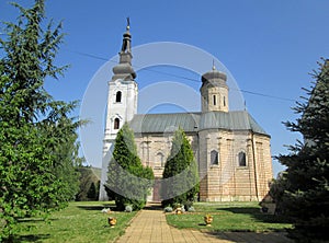 Fruskogorski monastery Sisatovac in national park Fruska Gora, Serbia