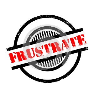 Frustrate rubber stamp