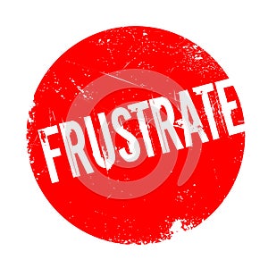 Frustrate rubber stamp