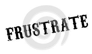 Frustrate rubber stamp