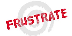 Frustrate rubber stamp