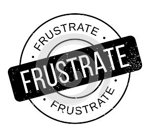 Frustrate rubber stamp