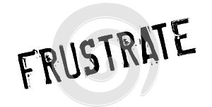 Frustrate rubber stamp