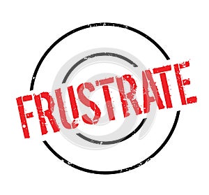 Frustrate rubber stamp