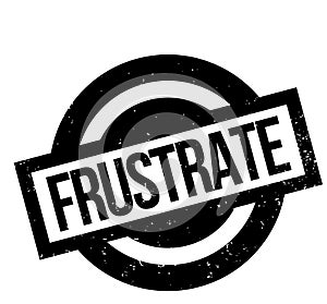 Frustrate rubber stamp