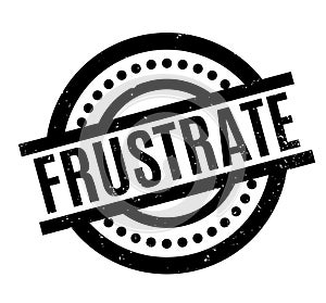 Frustrate rubber stamp