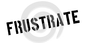 Frustrate rubber stamp