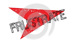 Frustrate rubber stamp