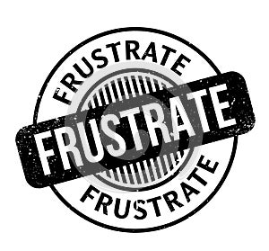 Frustrate rubber stamp