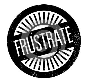 Frustrate rubber stamp