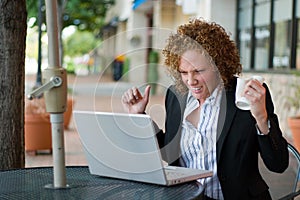 Frustrated Business Woman photo