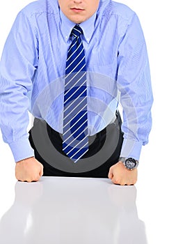 Frustrated businessman