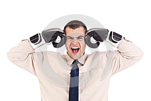 Frustrated businessman