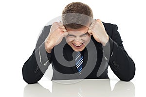 Frustrated businessman