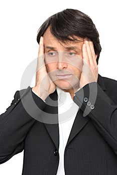 Frustrated businessman