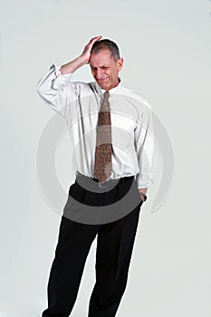 Frustrated businessman
