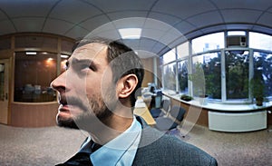 Frustrated businessman