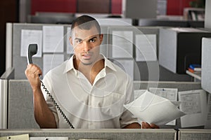 Frustrated Office Worker